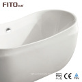 FITO Modern Oval New Design 1750X800X720MM Center Acrylic Soaking Bathtub